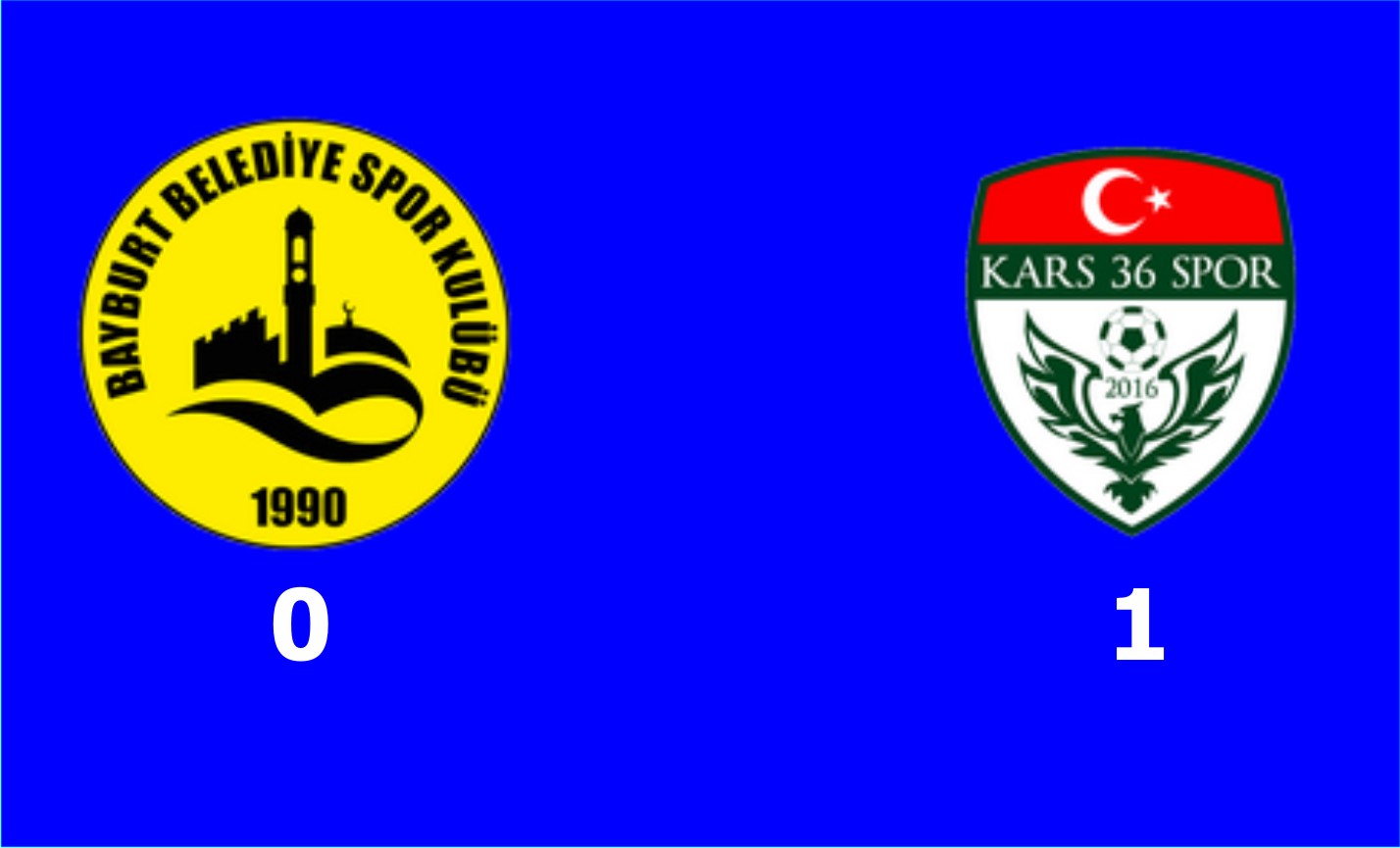 Bayburt Belediyespor: 0 – Kars36 Spor: 1