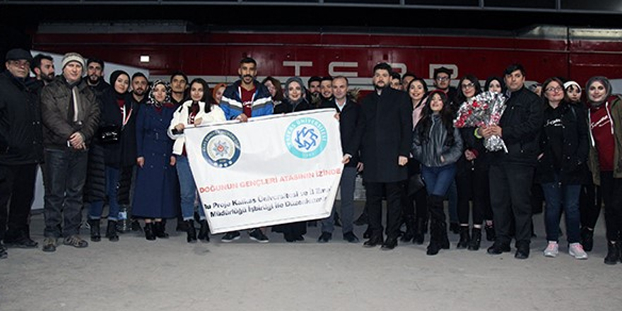 KAÜ öğrencileri, Doğu Ekspresi ile Ankara gezisine gönderildi
