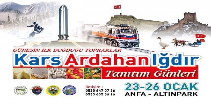 Ankara’da Kars, Ardahan, Iğdır Günleri başlıyor