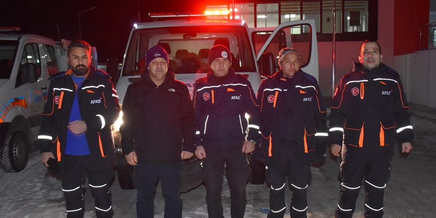 Kars ekibi Elazığ depremi için yola çıktı