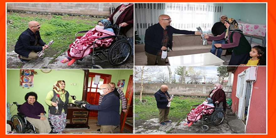 Selim Belediye Başkanı Altun, engellileri yalnız bırakmadı