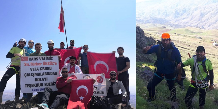 Vali Öksüz, adını Tekelti’nin zirvesine yazdırdı