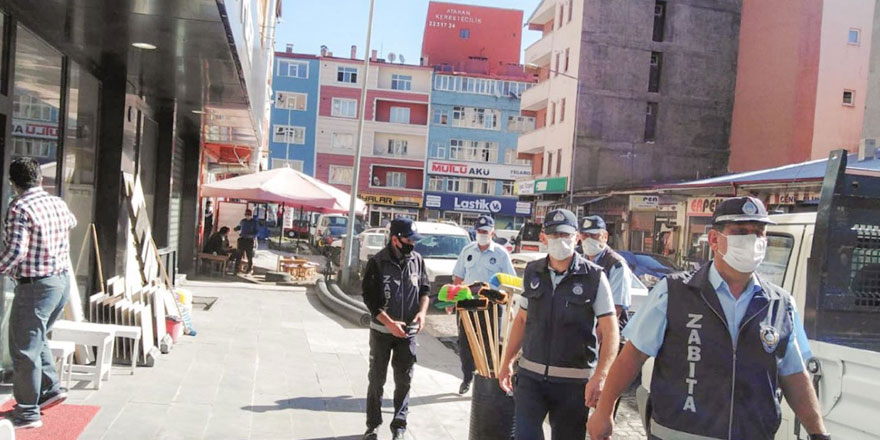 Kars’ta kaldırım işgallerine izin verilmeyecek