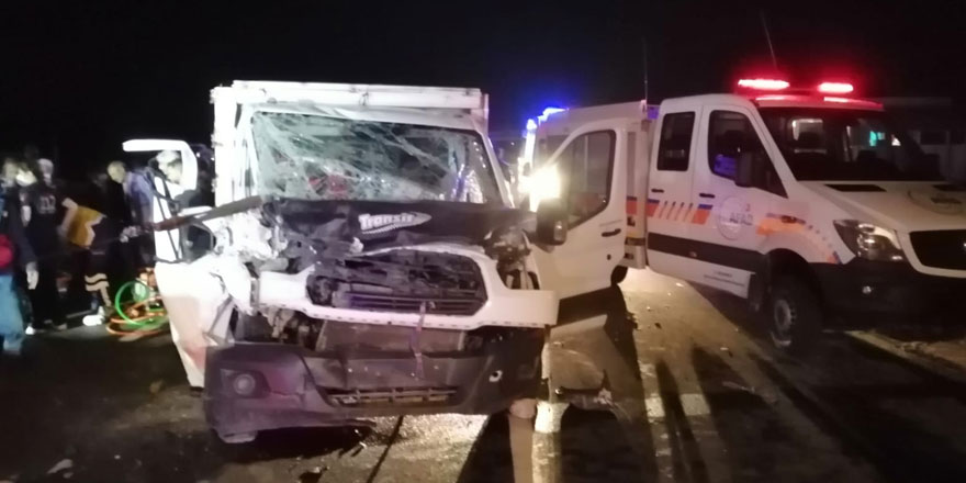 Kars’ta trafik kazası: 2 yaralı