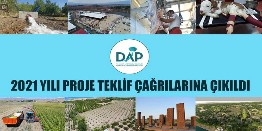 DAP, 2021 yılı proje teklif çağrısına çıktı
