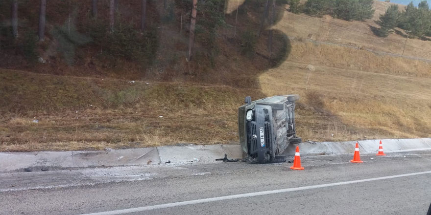 Sarıkamış’ta trafik kazası: 1 yaralı