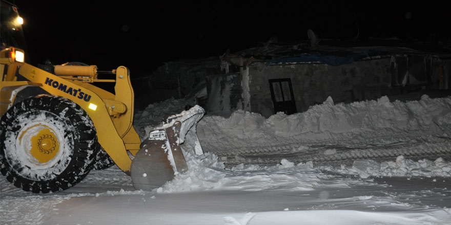 Kars'ta 5 köy yolu ulaşıma kapalı