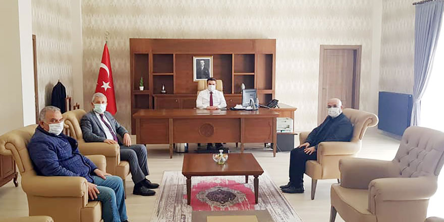 DSİ Bölge Müdüründen Kaymakam Hatam’a ziyaret