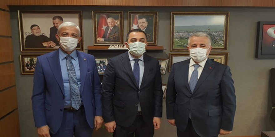 Vali Türker Öksüz, Milletvekilleri Arslan ve Kılıç’ı ziyaret etti