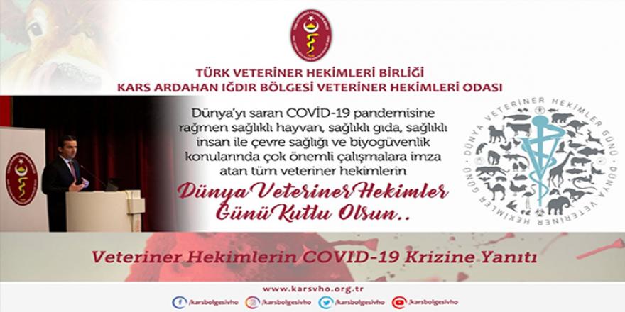 “Veteriner Hekimler, Covid-19 pandemisi sürecinde önemli roller üstlenmiştir”