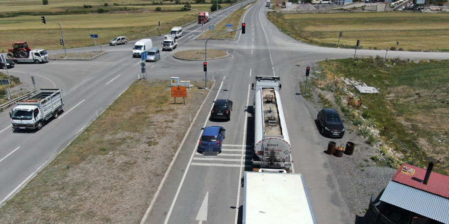 Emniyetten bayram öncesi drone ile trafik denetimi