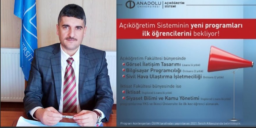 Ahmet Karakeçili : AÖF'de yeni bölümler açıldı, Adalet önlisans programı da son kez öğrenci alacak