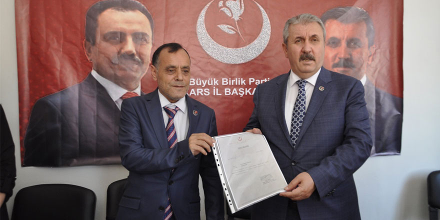 BBP Genel Başkanı Desdici Kars’ta