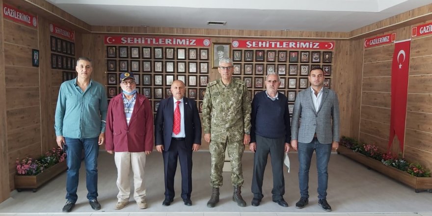 14. Mekanize Piyade Tugay Komutanı Tuğgeneral Hakan Tunç'tan Kars Şehit ve Gazi Aileleri Derneği’ne ziyaret