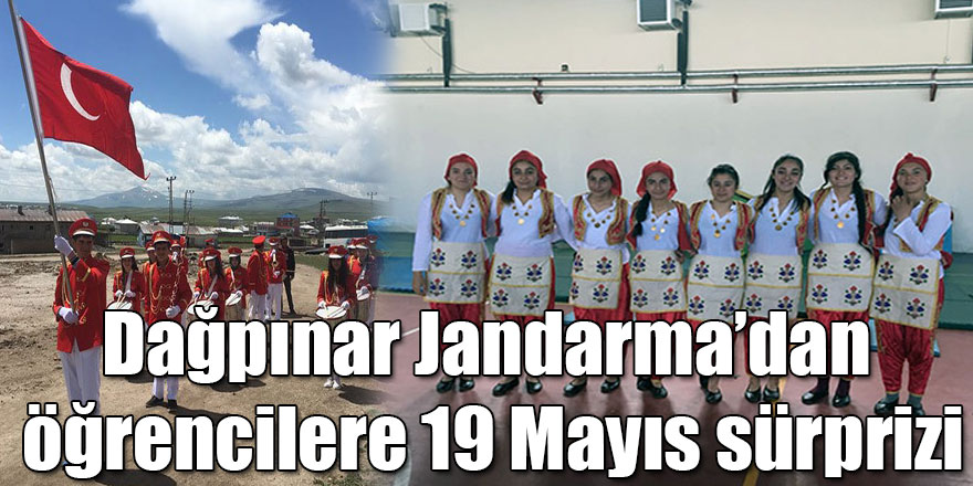Dağpınar Jandarma’dan öğrencilere 19 Mayıs sürprizi