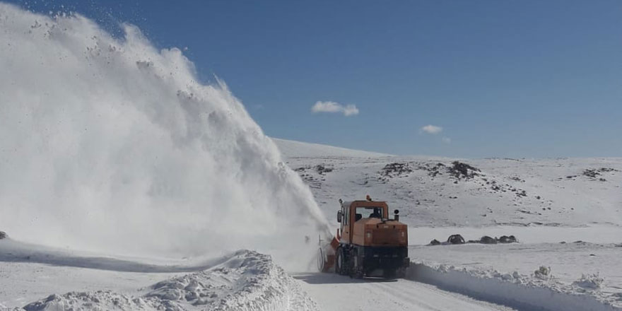 Kars’ta 11 köy yolu ulaşıma kapalı