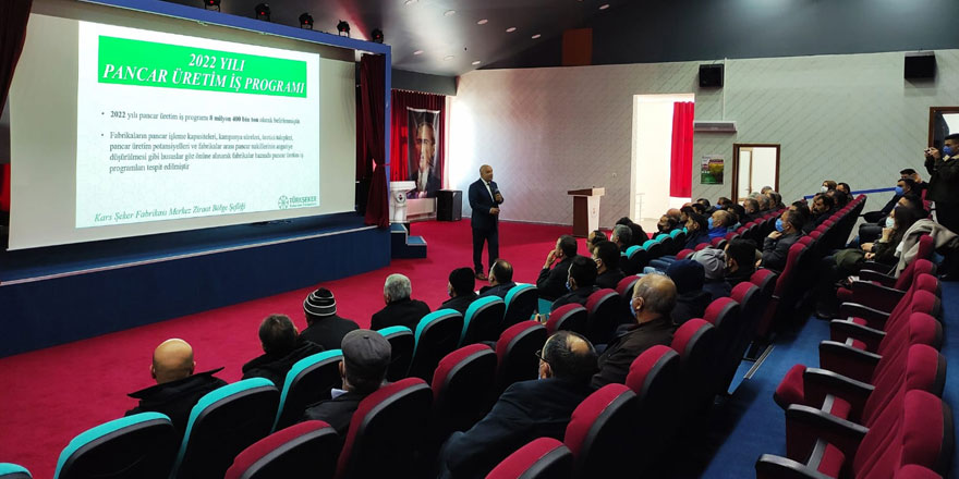 Selim’de, "Şeker Pancarı Yetiştiriciliği" bilgilendirme toplantısı