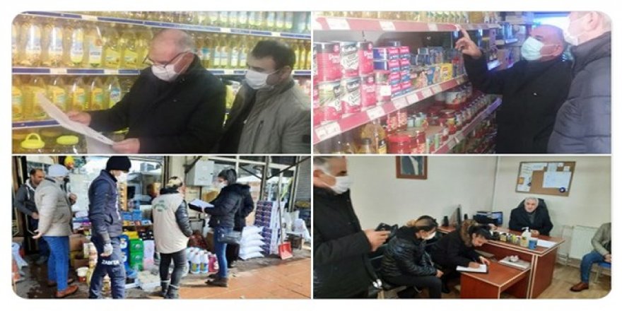 İl genelinde zincir marketler ile toptancılara yönelik denetimler devam ediyor