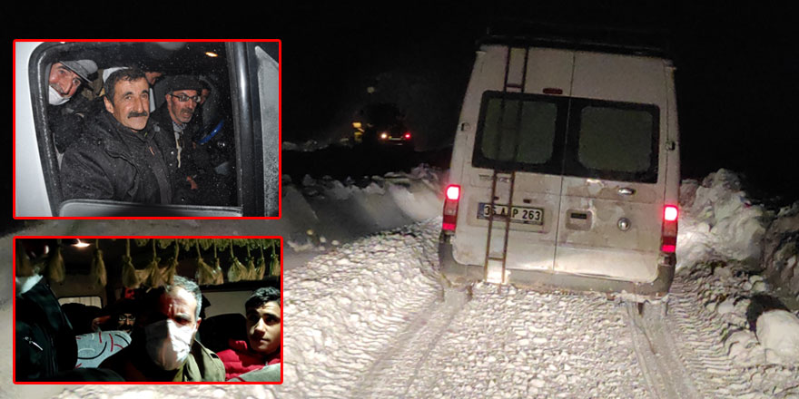 Kars’ta 15 kişi donmaktan son anda kurtarıldı