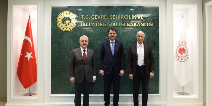 Arslan ve Kılıç, Çevre, Şehircilik ve İklim Değişikliği Bakanıyla görüştü