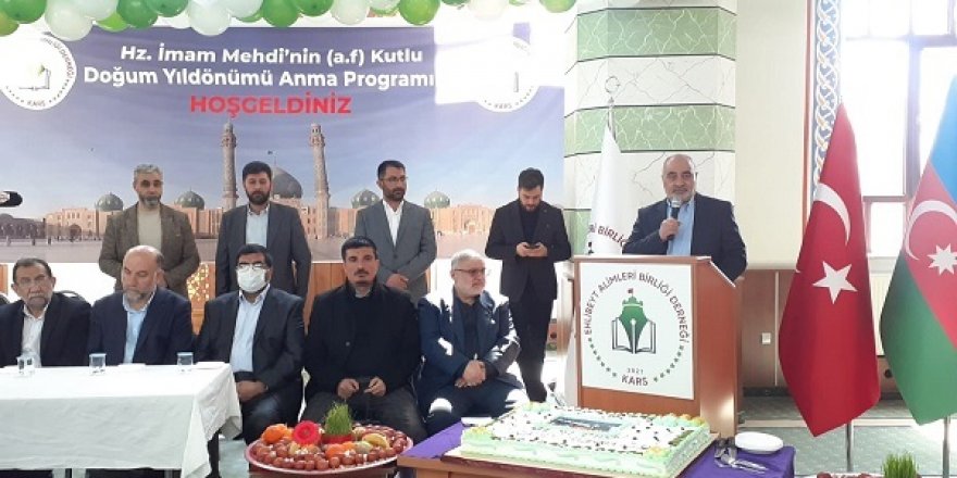 Kars Ehlibeyt Alimleri Birliği Derneğinde, Hz. Mehdi’nin doğum günü programı