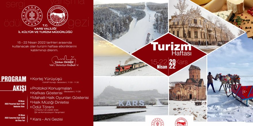 Kars’ta Turizm Haftası