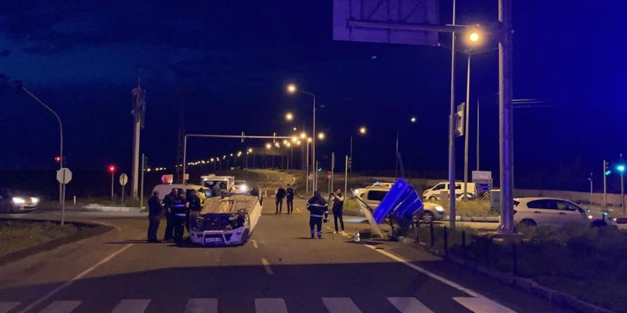 Kars’ta trafik kazası: 1 yaralı