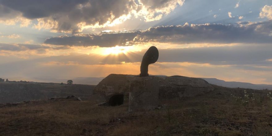 Kars’tan gün batımı manzaraları