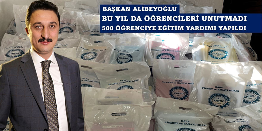 Başkan Alibeyoğlu öğrencileri unutmadı