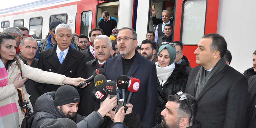 Doğu Ekspresi “Sarıkamış Şehitlerini Anma Programı”na geldi