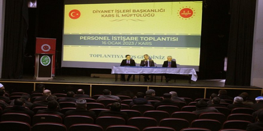 Kars’ta, Müftülük "Personel İstişare ve Bilgilendirme Toplantısı"