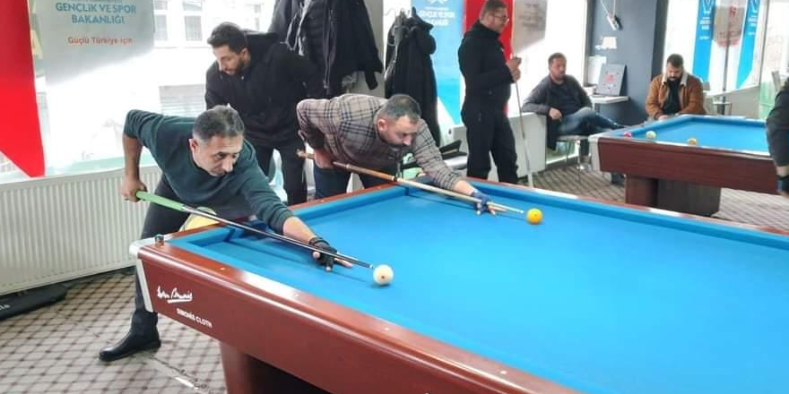 Kars’ta 3 Bant Bilardo Şampiyonası sona erdi