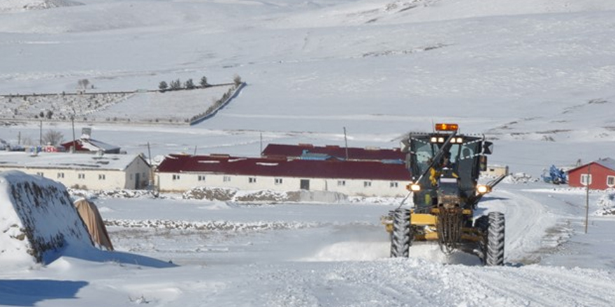 Kars’ta 38 köy yolu ulaşıma kapalı