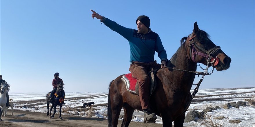 Baran’ın rahvan atları antrenmana çıktı