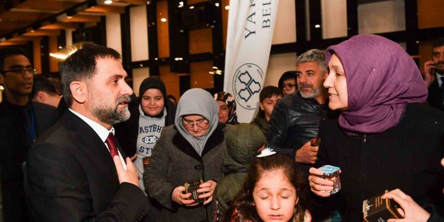 Yakutiye Belediyesi depremzedeleri iftar yemeğinde ağırladı