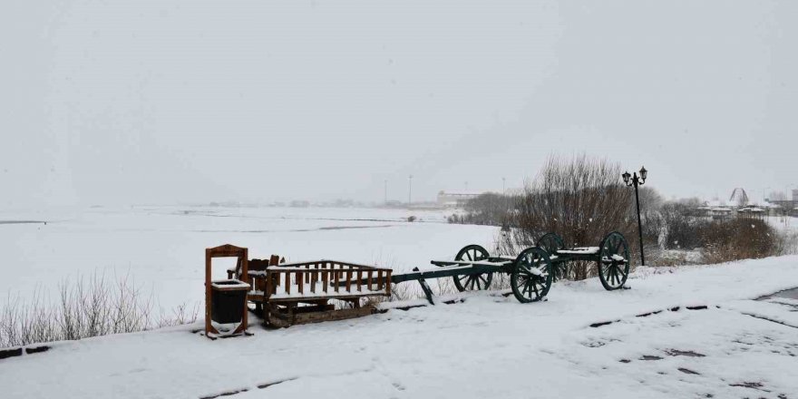 Ardahan’da kar yağışı sonrası kartpostallık görüntüler