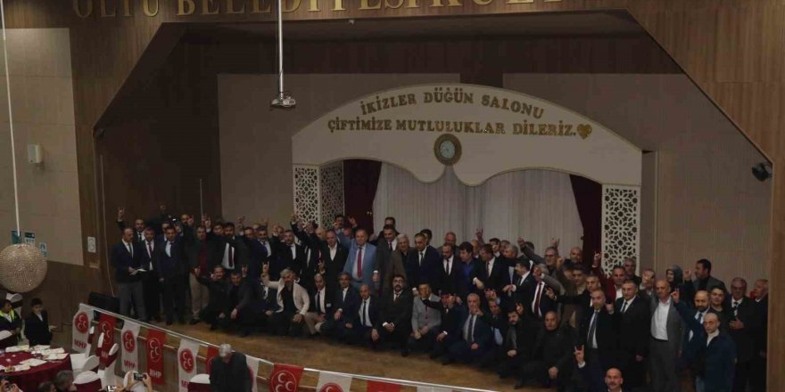 MHP Oltu Teşkilatı ‘Cumhur İftar Yemeği’ verdi