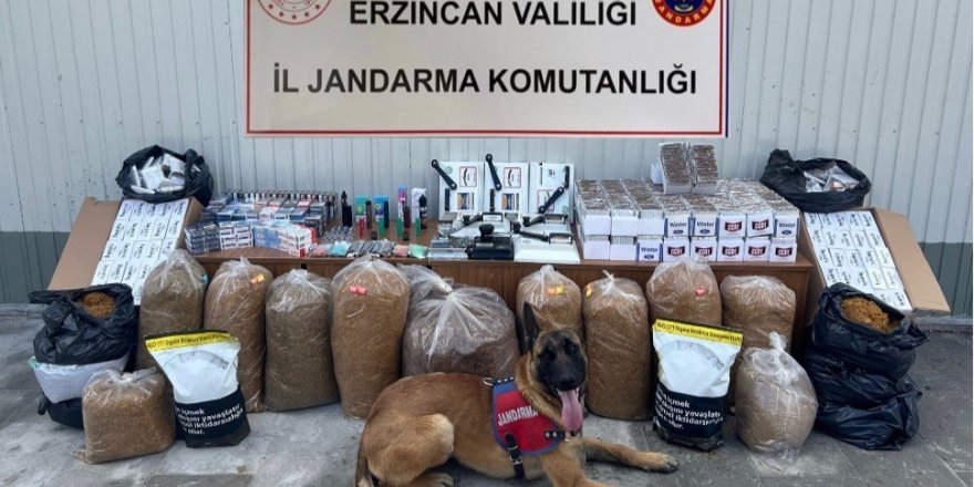 Erzincan’da jandarma ekipleri kaçakçılık olaylarına geçit vermiyor