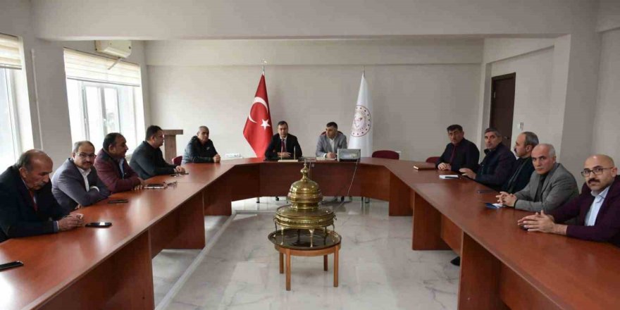 Ortaöğretim müdürleri ile toplantı gerçekleştirildi