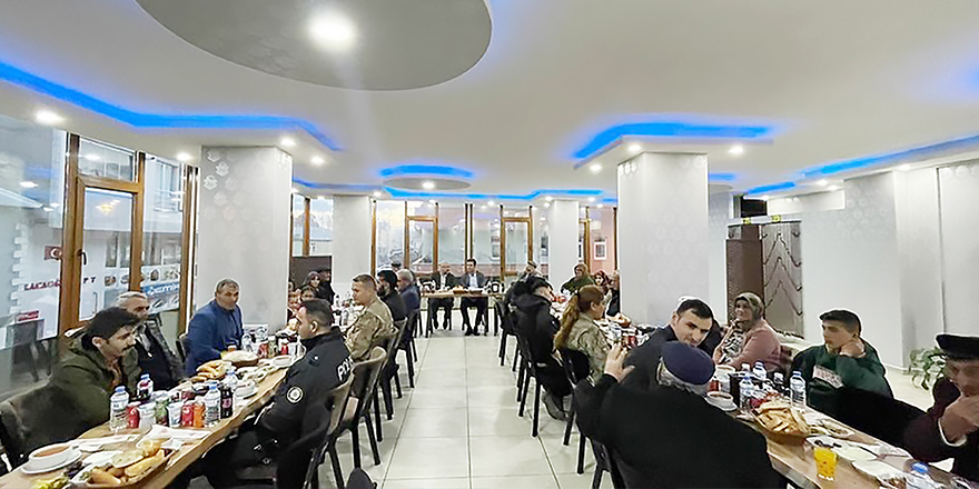 Kaymakam Demirkıran, Şehit yakınları ve Gazilerle iftarda buluştu