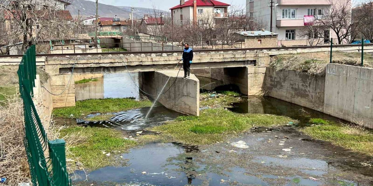 Tatvan’da larvalara karşı ilaçlama çalışmaları başladı