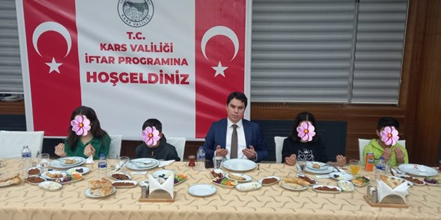 Kars Valiliğinden Sevgi Evleri çocuklarına iftar