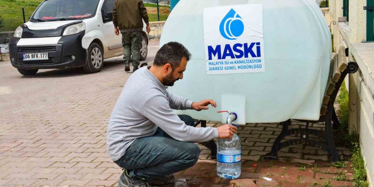 Malatya’da vatandaşların ihtiyacı tankerlerle karşılanıyor