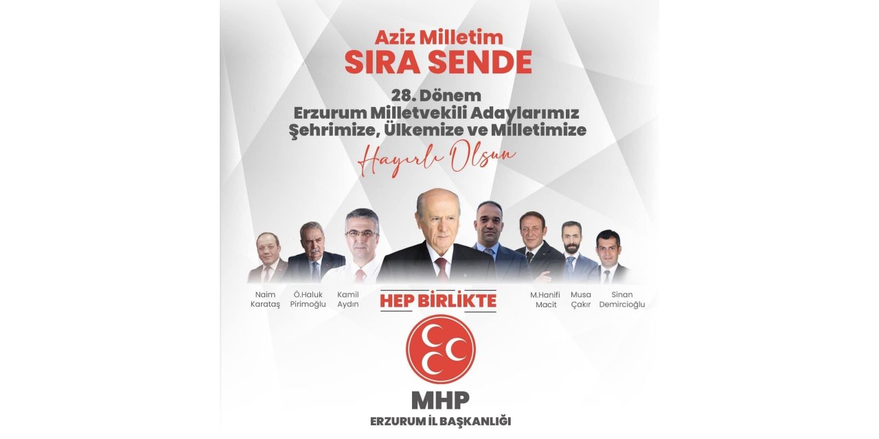 AK Parti’nin ardından MHP’de de aday tanıtım toplantısı yapılacak