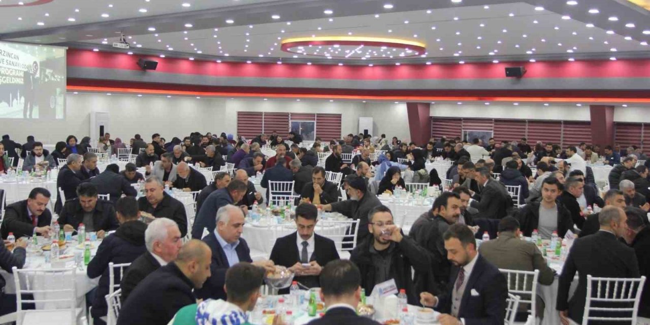 Erzincan TSO yönetimi üyeleriyle iftarda buluştu