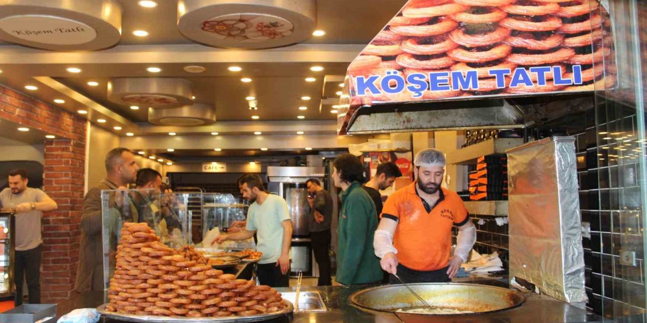 Iğdır’da tatlıcılarda bayram yoğunluğu