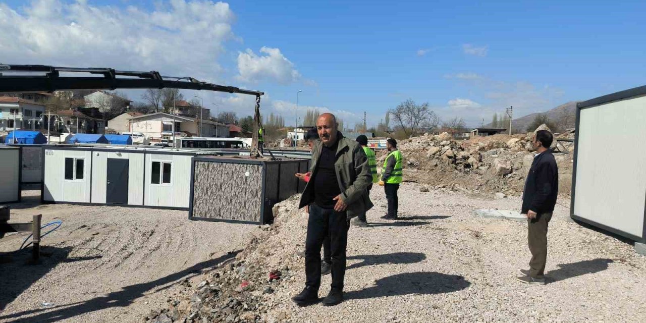 Doğanşehir’e konteyner çarşı