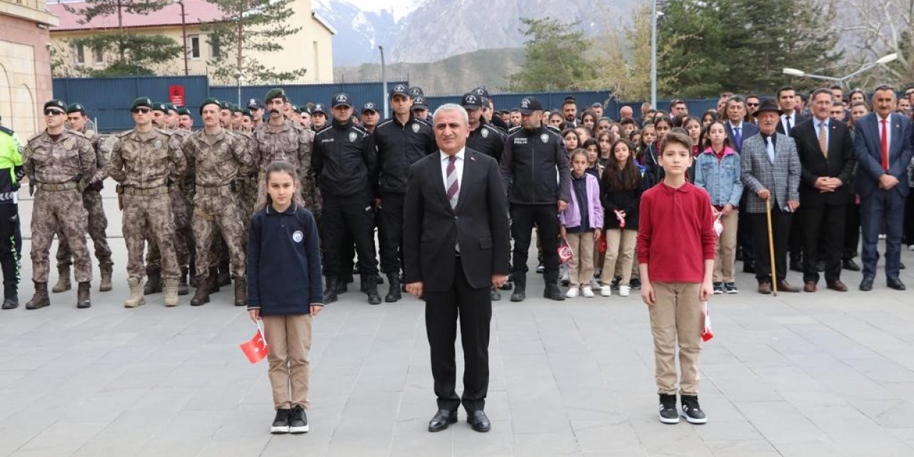 Hakkari’de 23 Nisan etkinliği