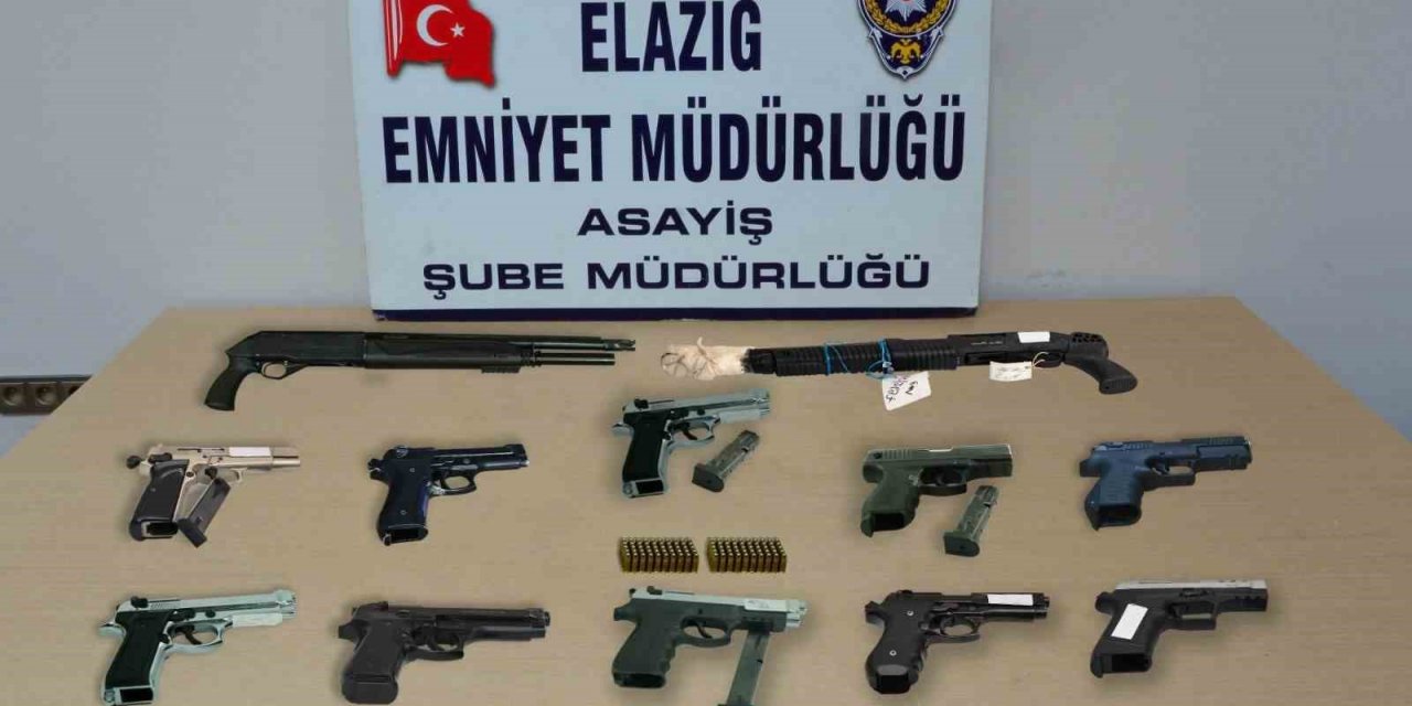 Elazığ’da asayiş suçlarına karışan 18 kişi tutuklandı