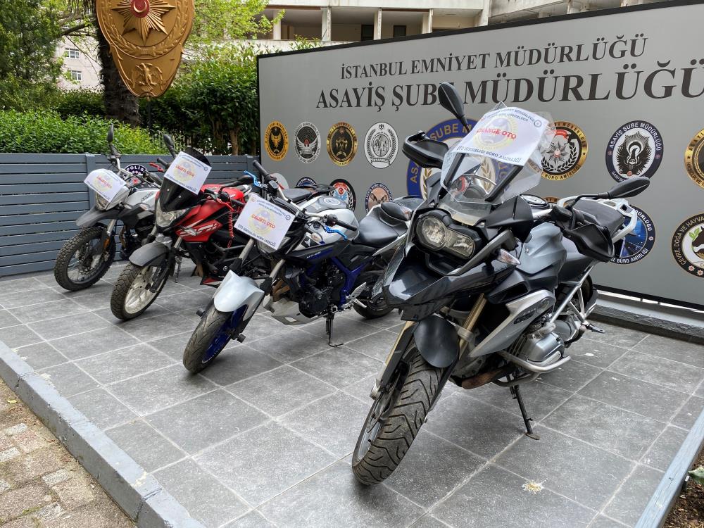 İstanbul’da motosiklet hırsızlığı operasyonu: 14 motosiklet bulundu, 7 şüpheli yakalandı